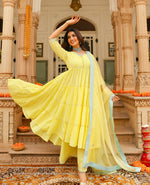 Butter Yellow Cotton Suit Set