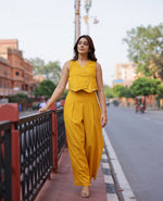 Kesar Yellow Flex Coord Set