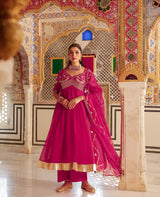 Phool Pink Doria Aangi Suit Set