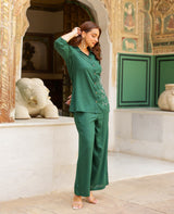 Bela Green Rayon Coord Set