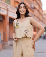 Breeze Beige Flex Coord Set