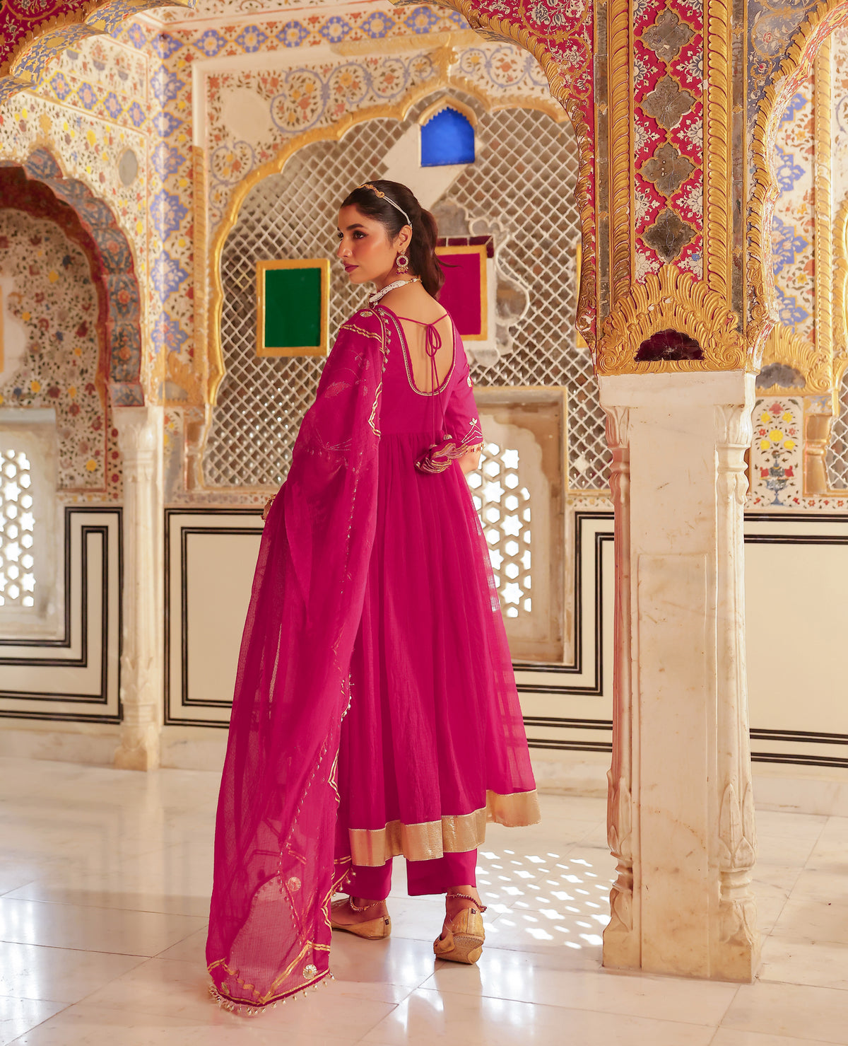 Phool Pink Doria Aangi Suit Set