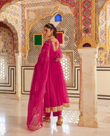 Phool Pink Doria Aangi Suit Set