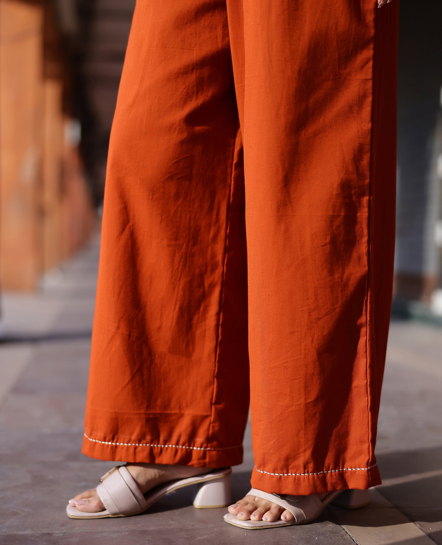 Petal Rust Orange Flex Coord Set