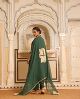 Manjari Green Chanderi Suit Set