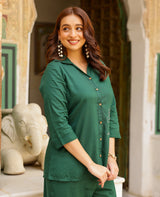 Bela Green Rayon Coord Set