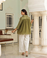 Amoli Green Chanderi Coord Set