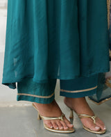 Moti Teal Green Georgette Suit Set