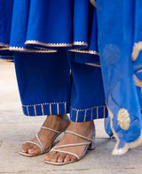 Mehar Blue Cotton Suit Set